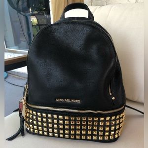 Black Micheal Kors backpack